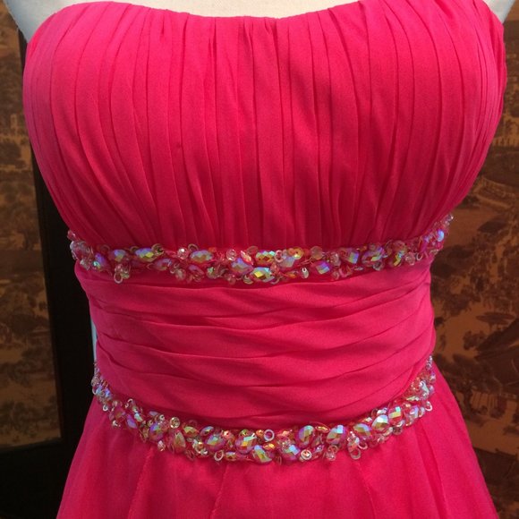 Cache party dress, hot pink, size 6 - Picture 2 of 5